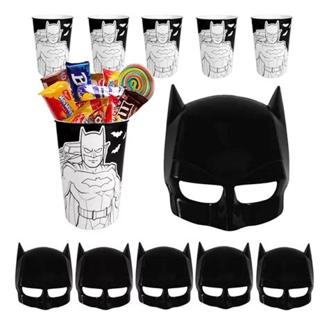 Kit Para Festa Infantil Mascaras E Copos Batman Atacado Mercadolivre