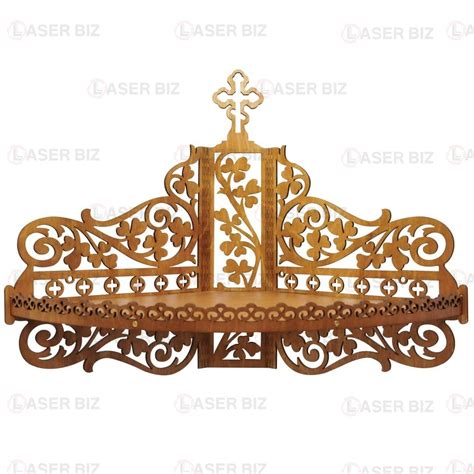 Полочка под иконы » maket.LaserBiz.ru - Макеты для лазерной резки
