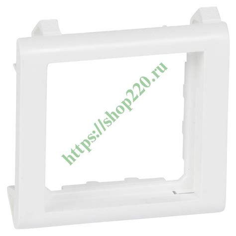 Суппорт Legrand Mosaic для тонких перегородок 2 модуля - купить 080291 ...