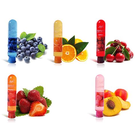 80ml Edible Fruits Fun Flavor Water Based Lubricant Sex Lube Gel Pelincir Seks Rasa Buah Boleh