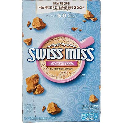 Swiss Miss Sugar Free Hot Cocoa Mix Milk Chocolate No Sugar Ct Oz Ebay