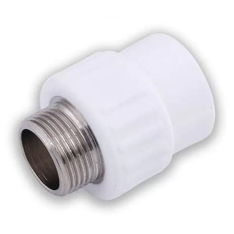 Mufa Teava Ppr Alb Ø25 12 E Filet Exterior Pn25