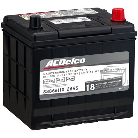 ACDelco Advantage Battery 26RS Group Size 26R 550 CCA