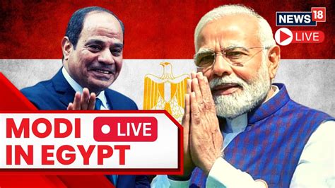 Pm Modi Egypt Visit Live Pm Modi Lands In Cairo For His Two Day Egypt