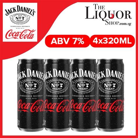 Jack & Coke 4 cans x 320ml | Shopee Singapore