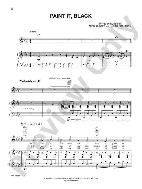 The Rolling Stones Sheet Music Anthology Piano Vocal Chords The