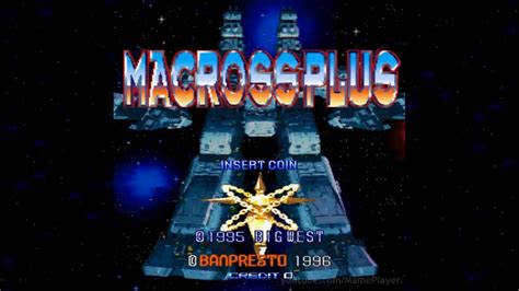 Macross Plus 1996 Banpresto Mame Retro Arcade Games YouTube