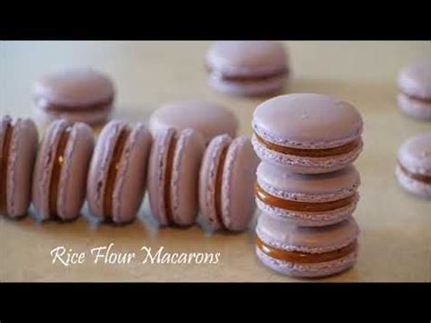 Rice Flour Macaron Recipe Without Almond Flour Nut Free YouTube