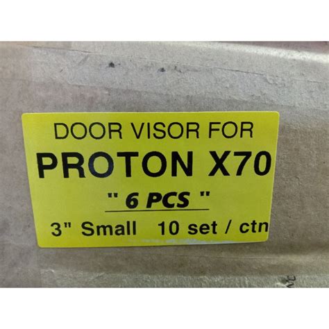 Perodua Proton Gear Up Style Original Design Air Press Oem Car Window