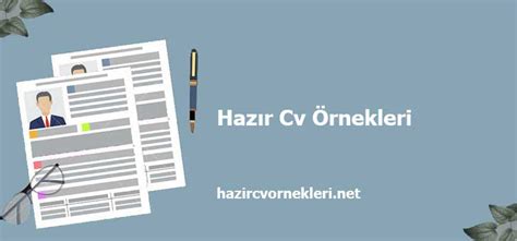 Bo Cv Rnekleri Haz R Cv Rnekleri Bo Cv Rne I Ndir