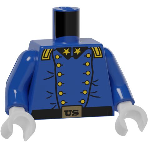 LEGO Blue Cavalry Colonel Torso 973 Inventory Brick Owl LEGO