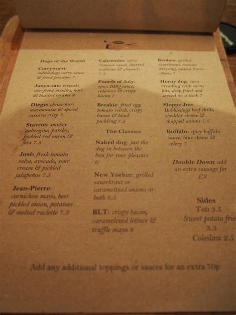 Dining at Bubbledogs - Fresh And Fearless