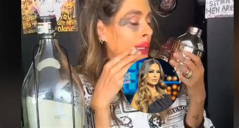 Captan en vídeo a Galilea Montijo pasada de copas y con su maquillaje