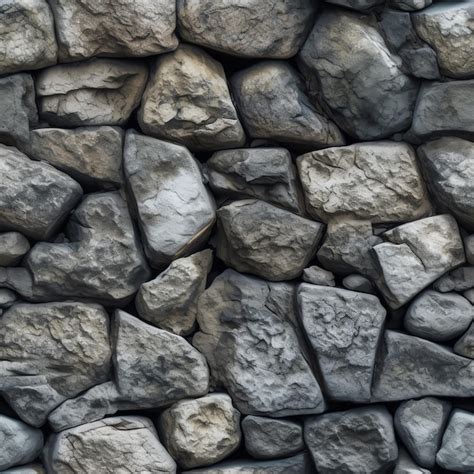 Premium Ai Image Rock Texture Seamless Pattern Background