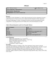 Prelab Experiment 4 Phys 244 Pdf Ahmed 1 PRELAB Name Mahnoor Ahmed