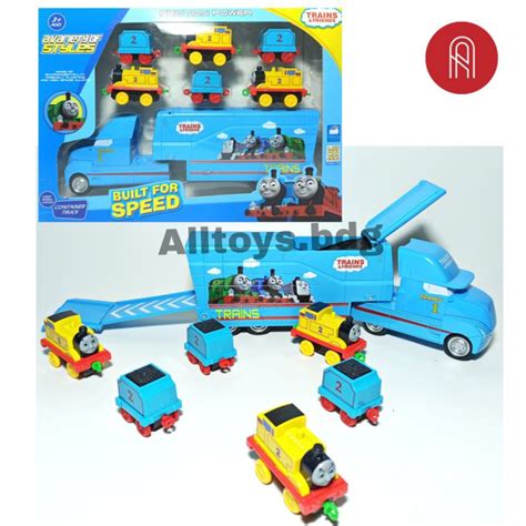 Thomas & Friends Container Truck Kids Toys Built For Speed | Shopee ...