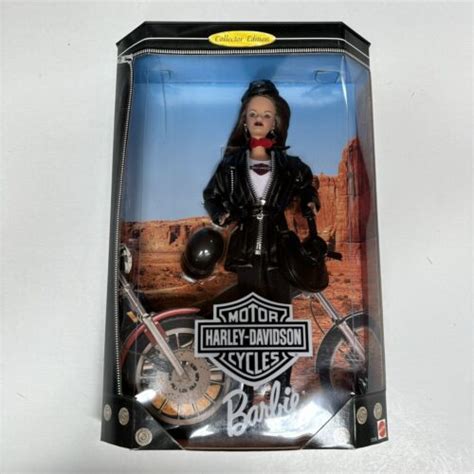 NEW 1998 Harley Davidson Barbie 22256 Collectors Edition Brunette NRFB