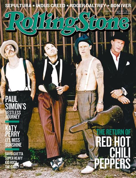 Red Hot Chili Peppers Na Capa Da Nova Rolling Stone Ndia
