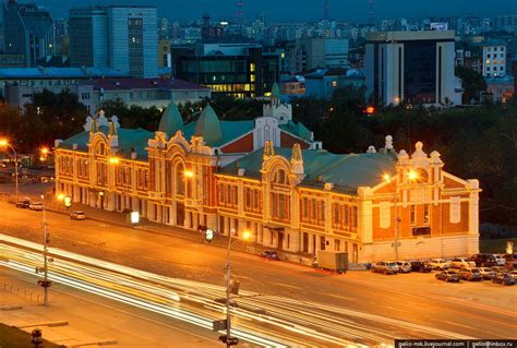 Вечерний Новосибирск. Центр города | Город, Здания