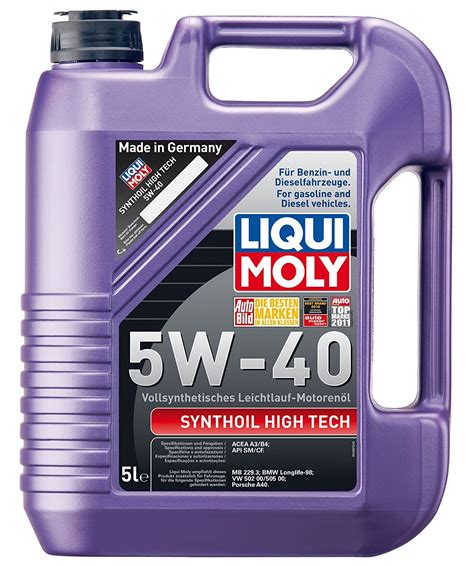 LIQUI MOLY SYNTHOIL HIGH TECH 5W40 Petrostar Warszawa