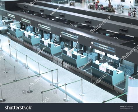 Check In Counter In Airport Stock Photo 49670938 Shutterstock