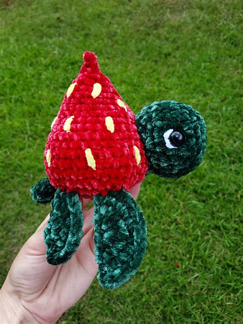 Ravelry Strawberry Turtle Pattern By Megan Fetzer