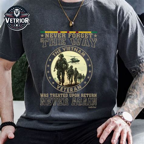 Vietnam Veterans T-shirts - vetrior.com - 🎖️ “Never Forget Vietnam