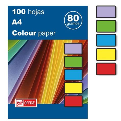 Papel Fotocópia Apli A4 80g 15279 100f Sortido Intenso [ref 92669]