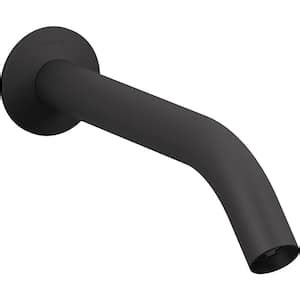 KOHLER Components Wall Mount Bath Spout Matte Black 77999 BL The Home