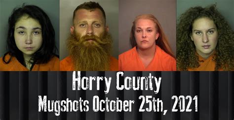 Horry County Mugshots October 25th 2021 WFXB