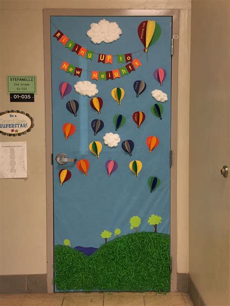 Hot Air Balloon Door Decor
