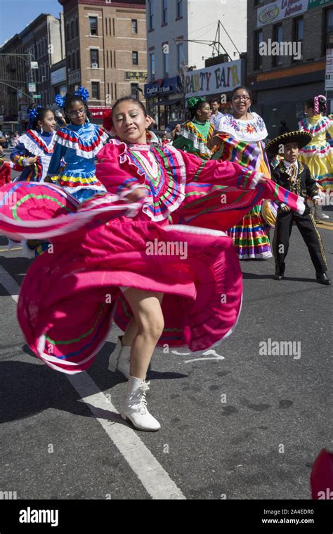 The Mexican Independence Day Parade In Sunset Park Brooklyn Ny A