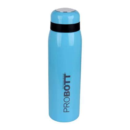 Probott Thermosteel Vacuum Flask Hot Cold Water Bottle Each Ml Light Blue Pb Jiomart