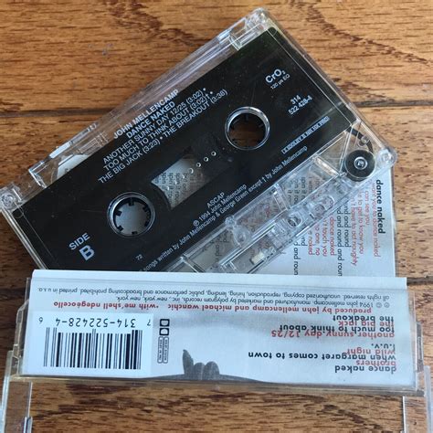 John Mellencamp Dance Naked Cassette Tape Etsy