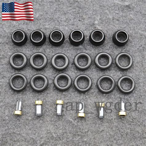 New Fuel Injector Service Repair Kit O Rings For Filters Seals Pintle