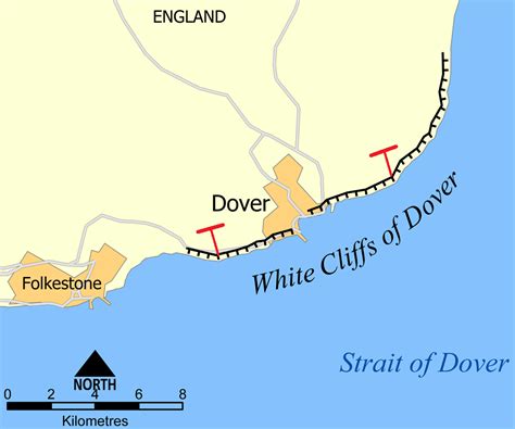 physical geography   white cliffs  dover  county kent  seventh
