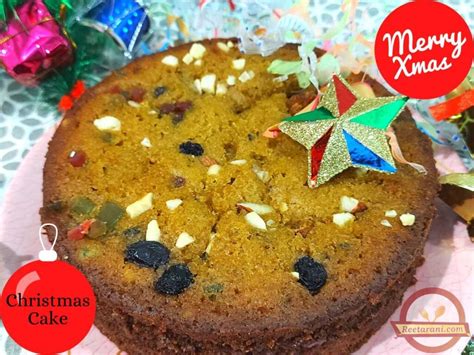 क्रिसमस प्लम केक रेस्पी Christmas Plum Cake Recipe In Hindi Baking