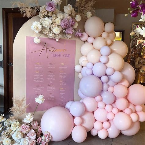 Pcs Balloons Garland Arch Kit Retro Lilac Pink Nude Double Etsy Uk