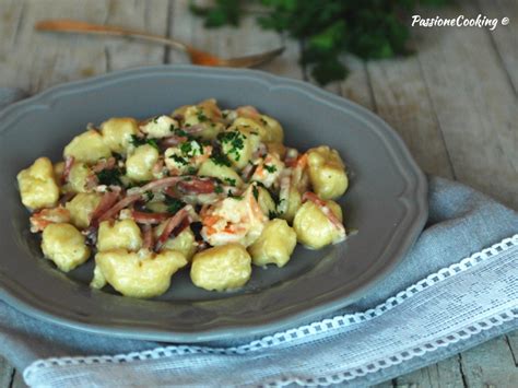 Gnocchi Con Gamberi E Speck Cremosi E Saporiti Passionecooking