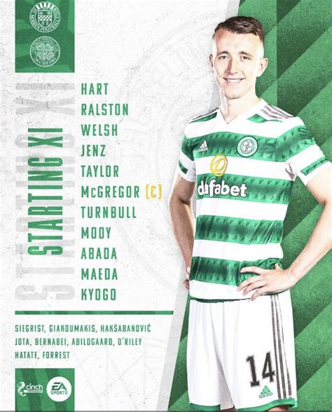 Today’s lineup vs St Mirren : r/CelticFC