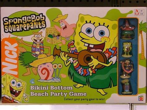 SpongeBob SquarePants Bikini Bottom Beach Party Game Board Game BoardGameGeek