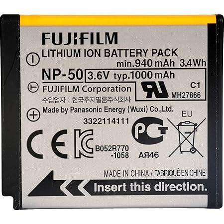 Fujifilm NP 50 Lithium Li Ion Rechargeable Battery For FinePix F100fd