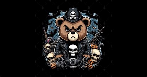 Bad Ass Teddy Bear Teddybear Sticker TeePublic