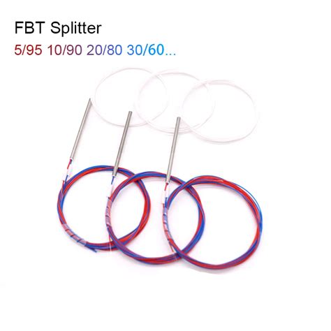 10 шт. оптоволоконный разветвитель FBT, 1x2 5/95 10/90 20/80 30/70 ...