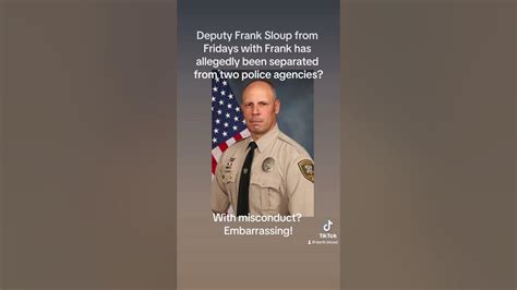 Deputy Frank Sloup fired? - YouTube