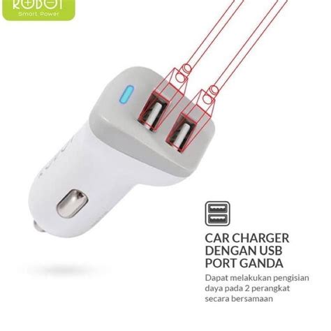 Jual Saver Mobil Rt C Robot Usb Charger Mobil Robot Original Car