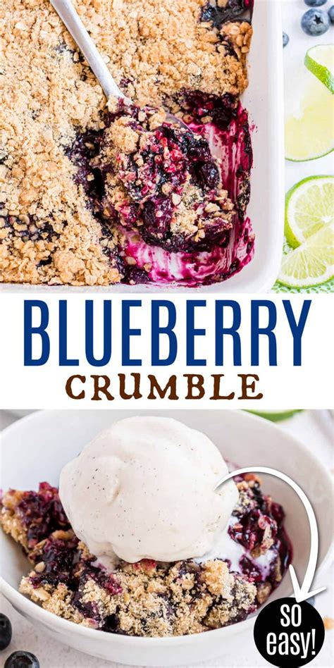 The Classic Blueberry Dessert Gets A Zesty Lime Twist Our Blueberry