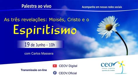 As Tr S Revela Es Mois S Cristo E O Espiritismo Youtube