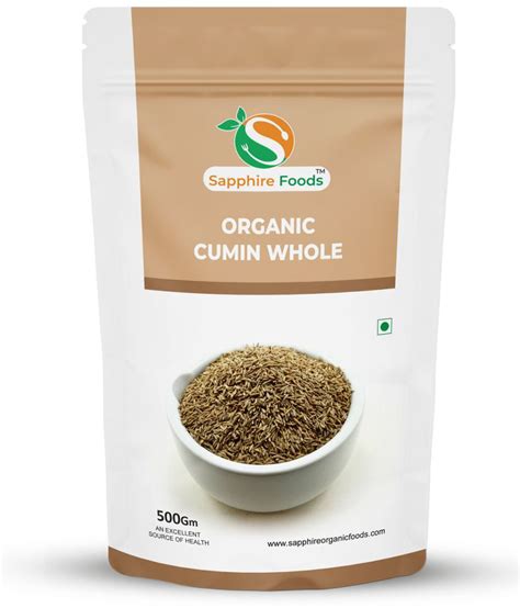 Sapphire Foods Organic Cumin Whole Gm Buy Sapphire Foods Organic