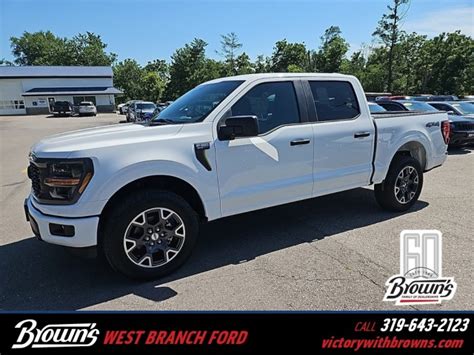 New 2024 Ford F 150 STX SuperCrew In Guttenberg 24037 Brown S Ford